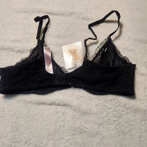 Savage X Fenty Black Sheer Bralette